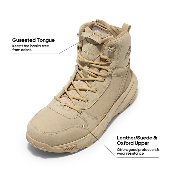 Men's Lightweight Military Tactical Boots - SAND - 2