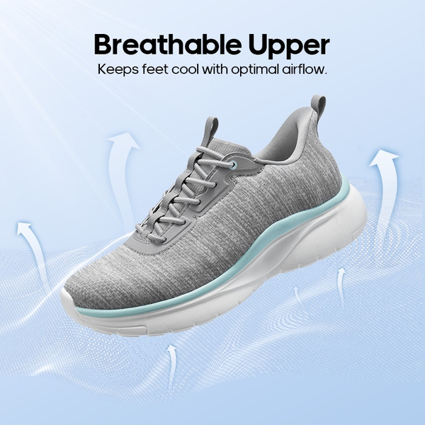 Women's Slip on Walking Shoes - GREY - 4