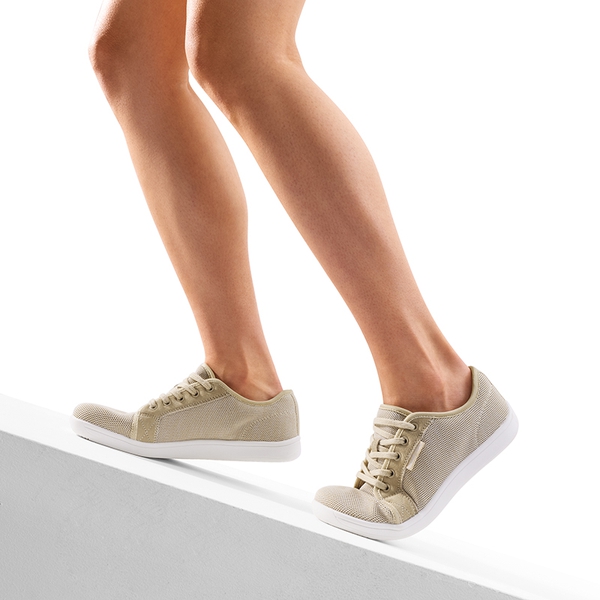 Women's Barefoot Walking Sneakers - BEIGE - 7
