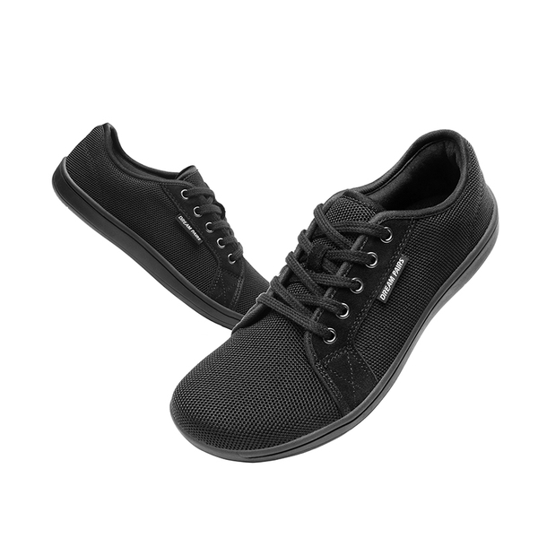 Women's Barefoot Walking Sneakers - ALL BLACK - 3