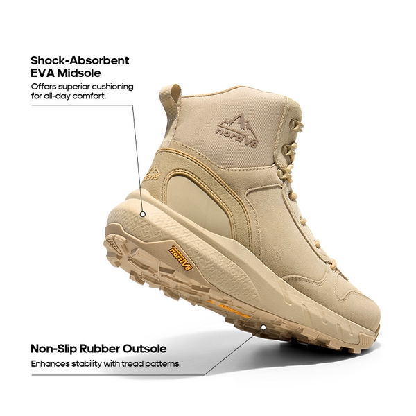 Men's Lightweight Military Tactical Boots - SAND - 1