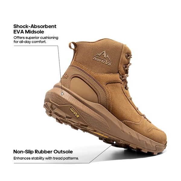 Men's Lightweight Military Tactical Boots - COYOTE - 1