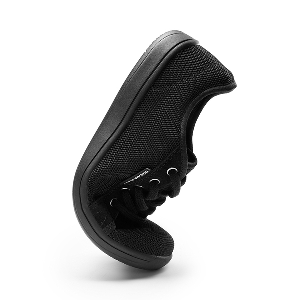 Women's Barefoot Walking Sneakers - ALL BLACK - 4