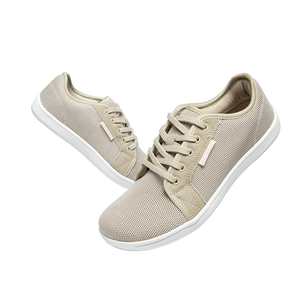 Women's Barefoot Walking Sneakers - BEIGE - 3