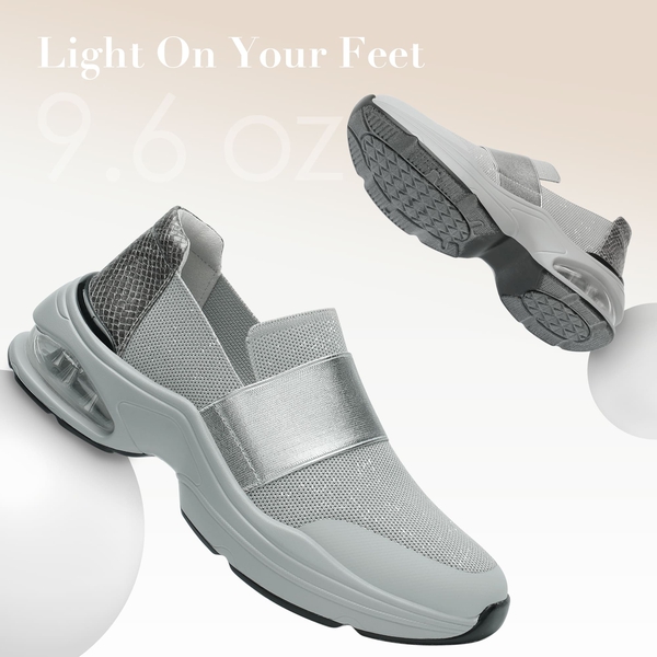 Women’s Comfortable Walking Shoes - GREY - 3