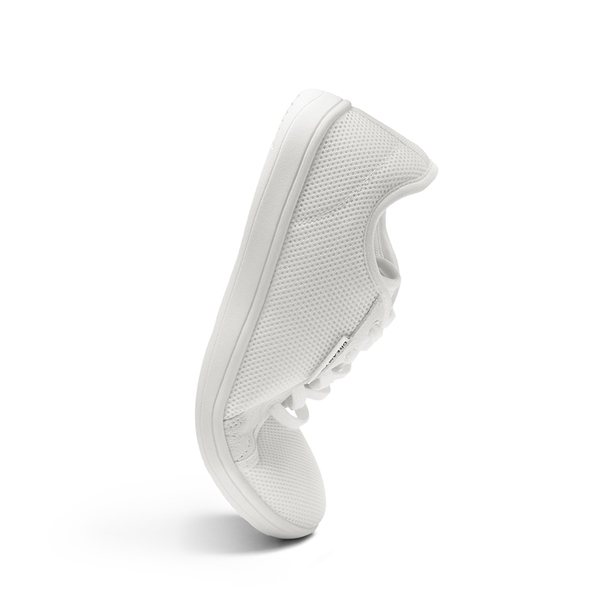Women's Barefoot Walking Sneakers - ALL WHITE - 4