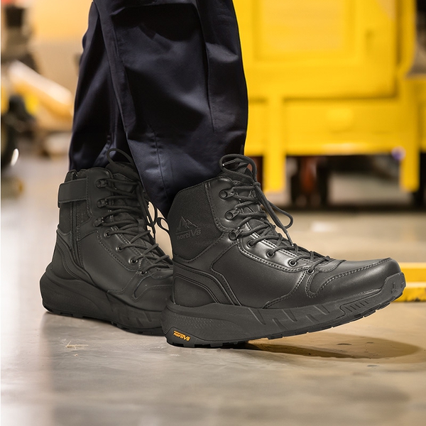 Men's Lightweight Military Tactical Boots - BLACK - 6