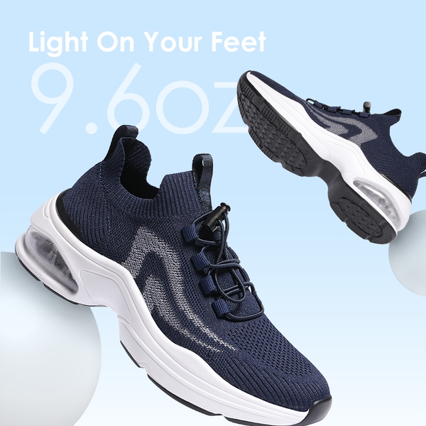  Women's Walking Sneakers - NAVY - 4