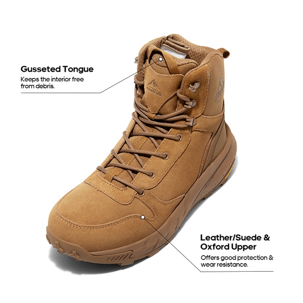 Men's Lightweight Military Tactical Boots - COYOTE - 2