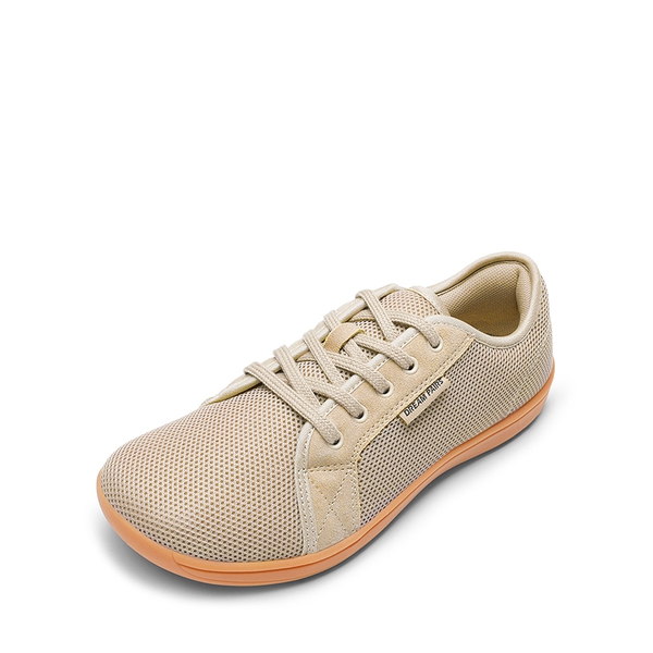Women's Barefoot Walking Sneakers - LIGHT BROWN -  0