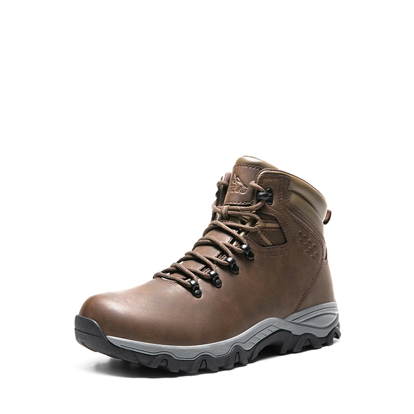 Men's Fur-Lined Thinsulate Waterproof Snow Boots - DARK BROWN - 1