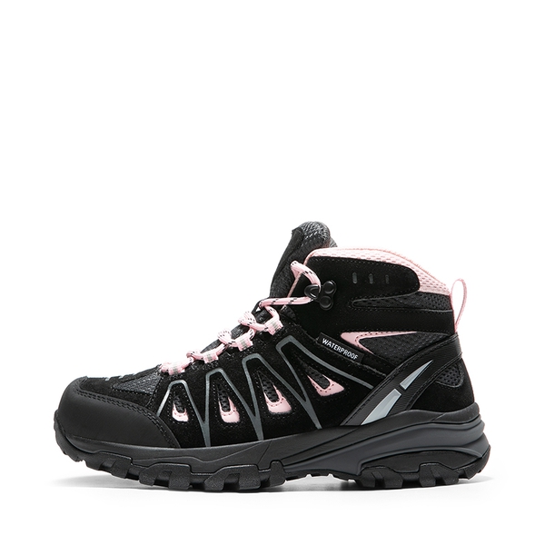 [Seeker] Women's Waterproof Hiking Boots - BLACK PINK -  0