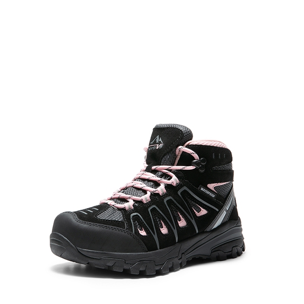 [Seeker] Women's Waterproof Hiking Boots - BLACK PINK - 1
