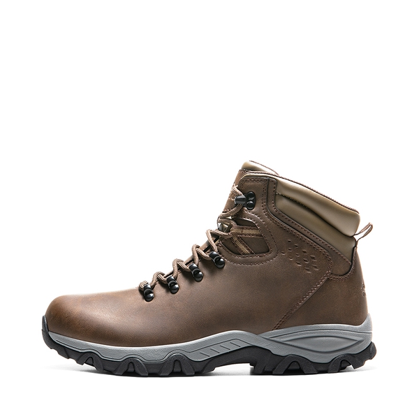 Men's Fur-Lined Thinsulate Waterproof Snow Boots - DARK BROWN -  0