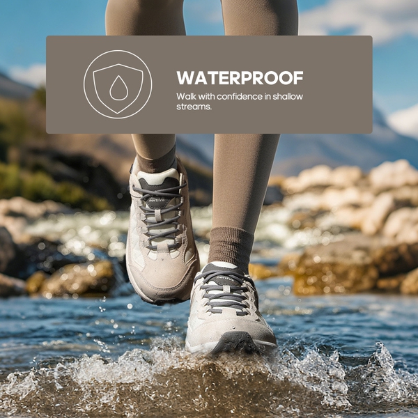 [Wicklow] Women's Minimalist Hiking Sneakers - KHAKI - 5