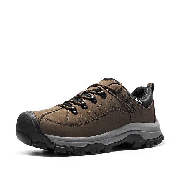 [Bluff] Men's Cushioned Waterproof Hiking Shoes - KHAKI -  0