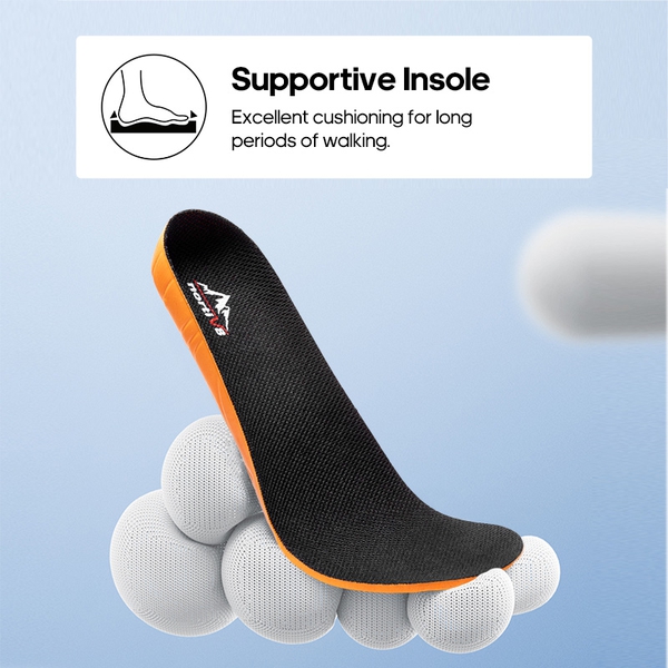 [Echo] Women's Breathable Travel Hiking Shoes - GREY - 6