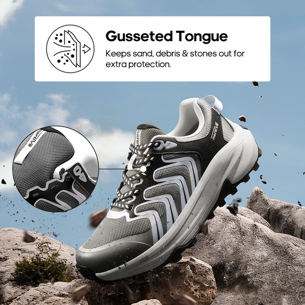 [Echo] Women's Breathable Travel Hiking Shoes - GREY - 5