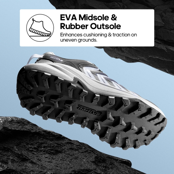 [Echo] Women's Breathable Travel Hiking Shoes - GREY - 4