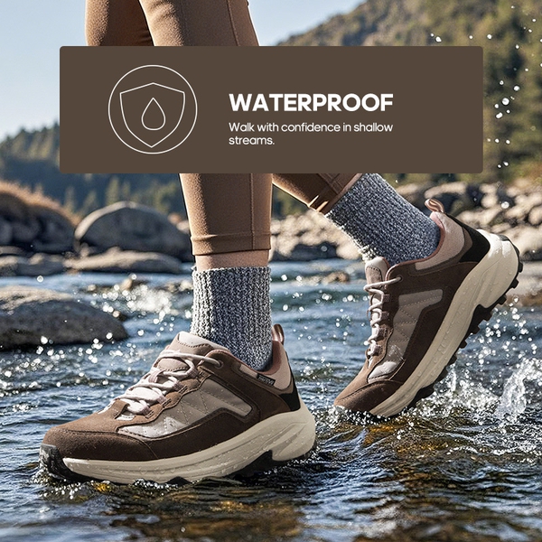 [Wicklow] Women's Minimalist Hiking Sneakers - TAN - 4