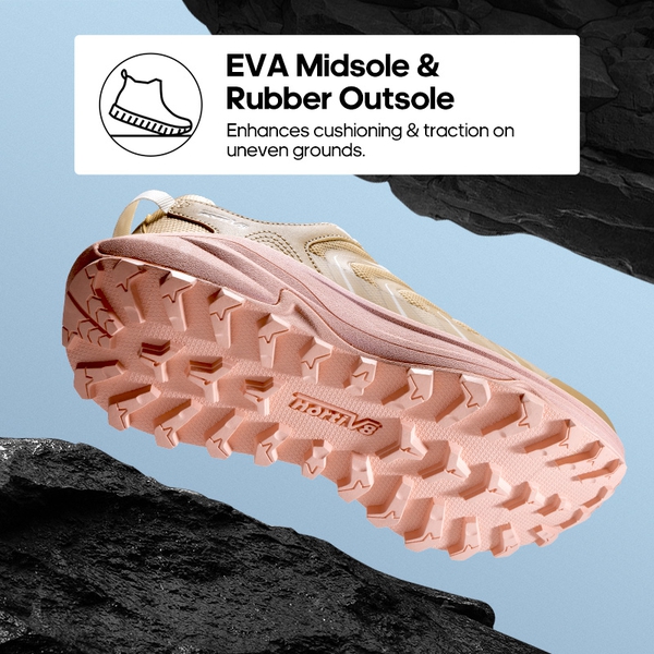 [Echo] Women's Breathable Travel Hiking Shoes - TAN - 4