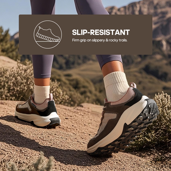 [Wicklow] Women's Minimalist Hiking Sneakers - TAN - 3