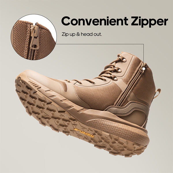 [Metrostrike] Breathable Mesh Tactical Patrol Boots - COYOTE - 4