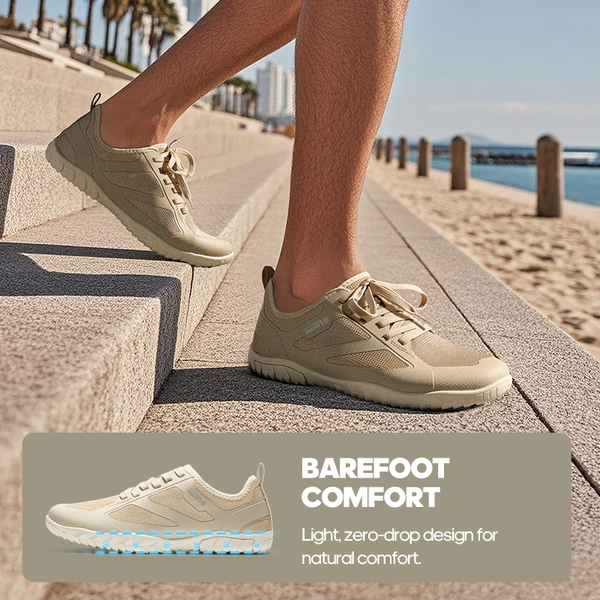 [Seagull] Quick Dry Barefoot Water Shoes - KHAKI - 2