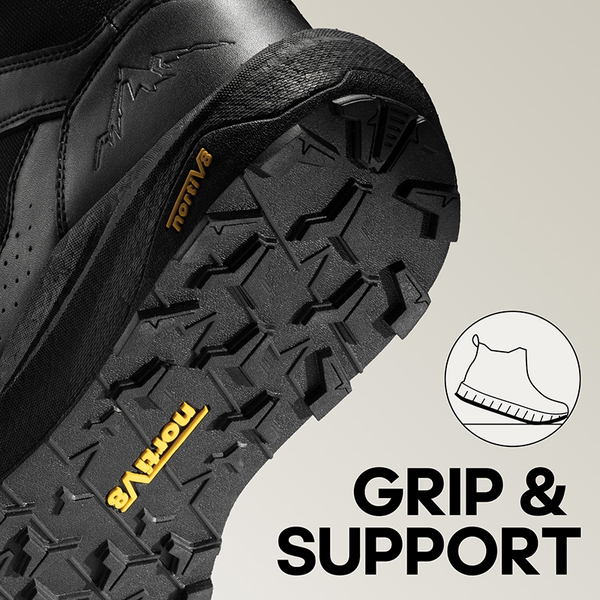 [DesertStorm] Cushioned Tactical Security Boots - BLACK - 5