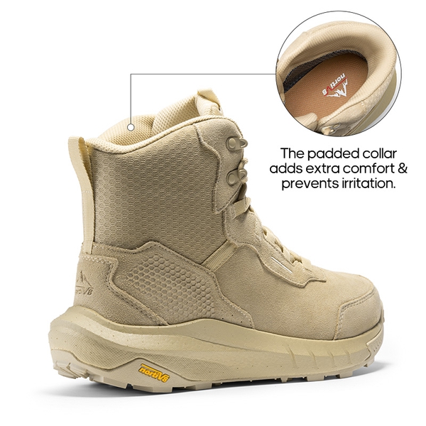 [HydroRange] Men's Tactical Combat Work Boots - SAND - 3
