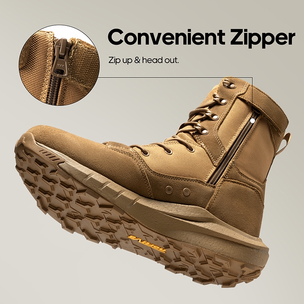 [DesertStorm] Cushioned Tactical Security Boots - COYOTE - 3
