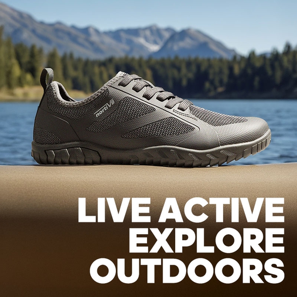 [Seagull] Quick Dry Barefoot Water Shoes - DARK GREY - 7