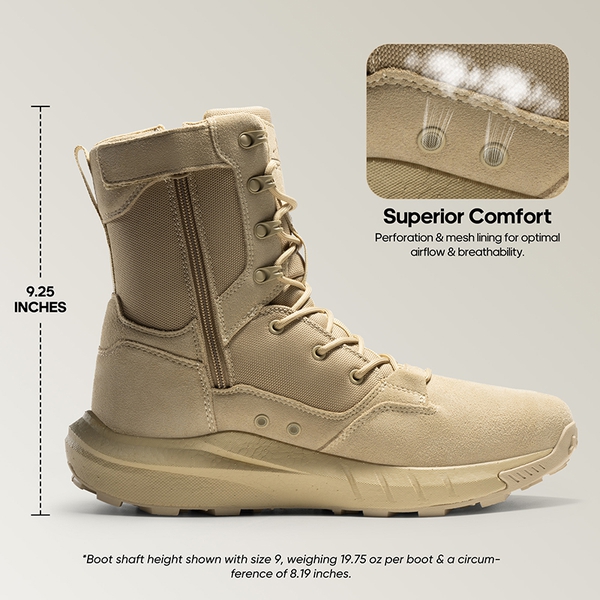 [DesertStorm] Cushioned Tactical Security Boots - SAND - 4