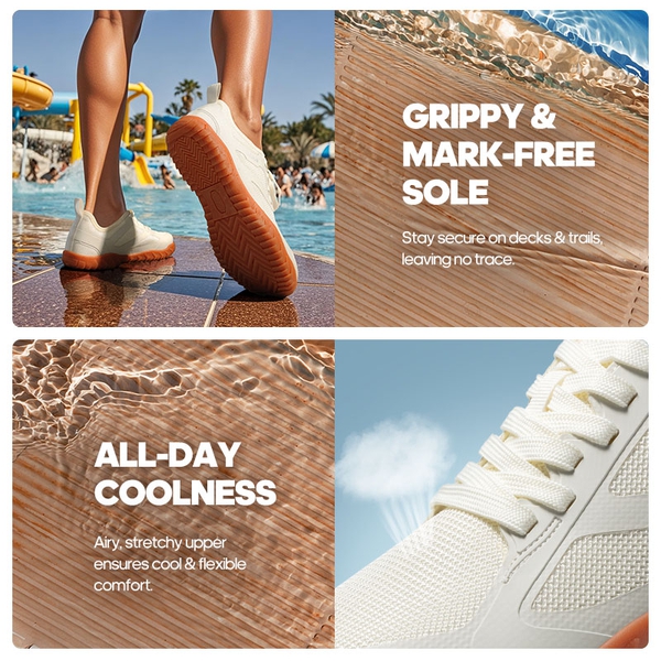 [Seagull] Quick Dry Barefoot Water Shoes - BEIGE - 1
