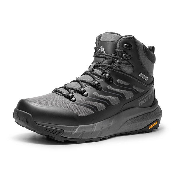 [Fern] Men's Waterproof Backpacking Boots - GREY/BLACK -  0