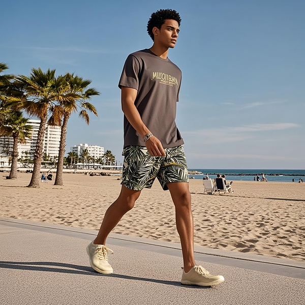 [Seagull] Quick Dry Barefoot Water Shoes - KHAKI - 5