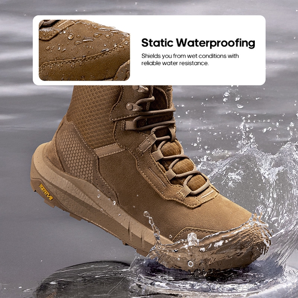 [HydroRange] Men's Tactical Combat Work Boots - COYOTE - 5