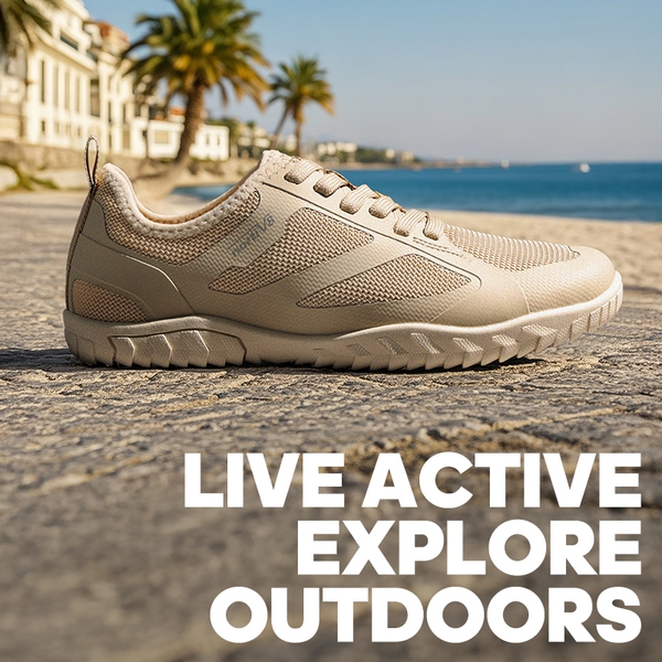 [Seagull] Quick Dry Barefoot Water Shoes - KHAKI - 7