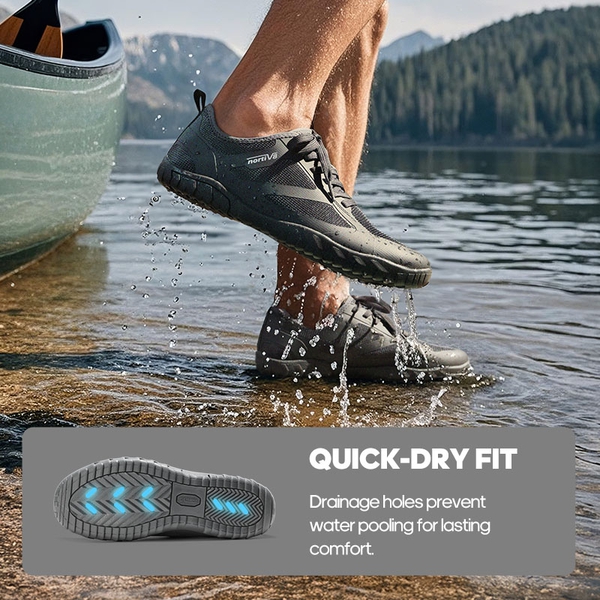 [Seagull] Quick Dry Barefoot Water Shoes - DARK GREY - 3