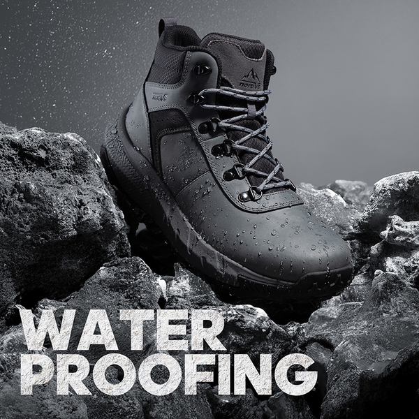 [DriftShield] Men's Arch Support Hiking Boots - GREY - 4