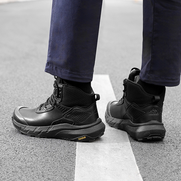 Lightweight Ankle-Support Tactical Boots 【Wide Fit】 - BLACK - 7