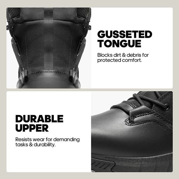 [DesertStorm] Cushioned Tactical Security Boots - BLACK - 1