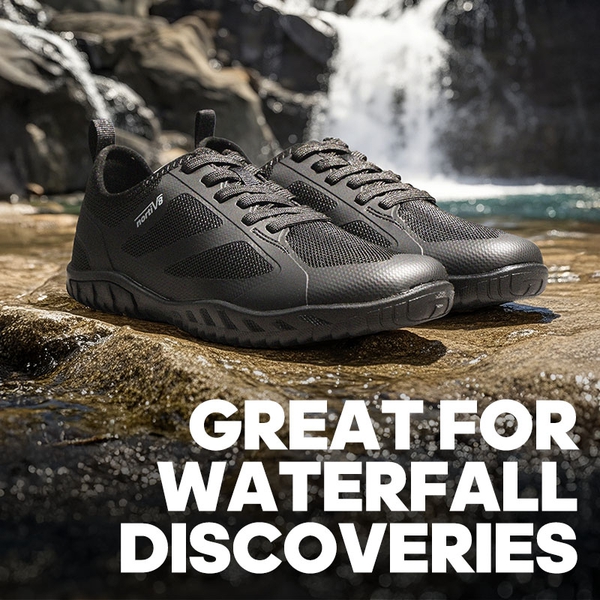 [Seagull] Quick Dry Barefoot Water Shoes - BLACK - 6
