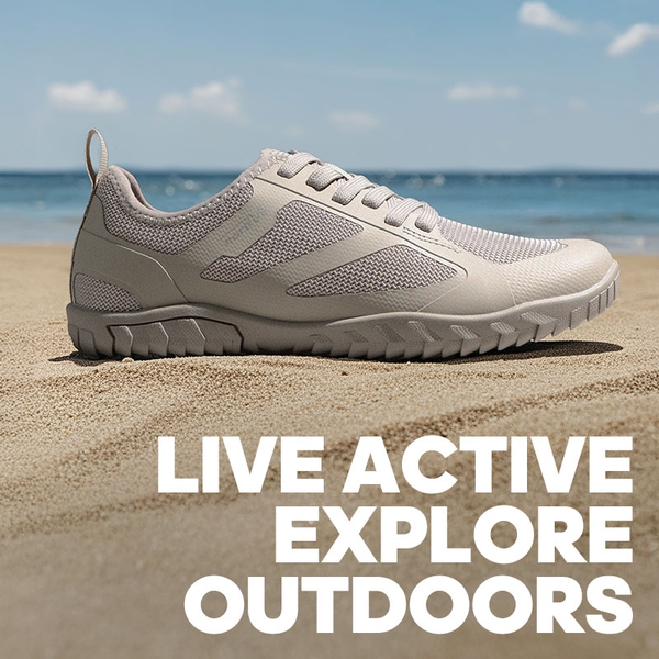 [Seagull] Quick Dry Barefoot Water Shoes - LIGHT GREY - 7