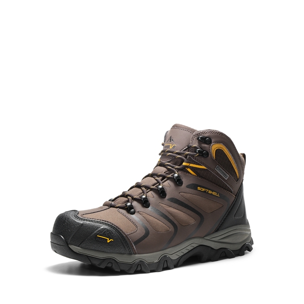 [Armadillo Series] Men's & Women's Waterproof Hiking & Walking Boots - BROWN-BLACK-TAN - 1