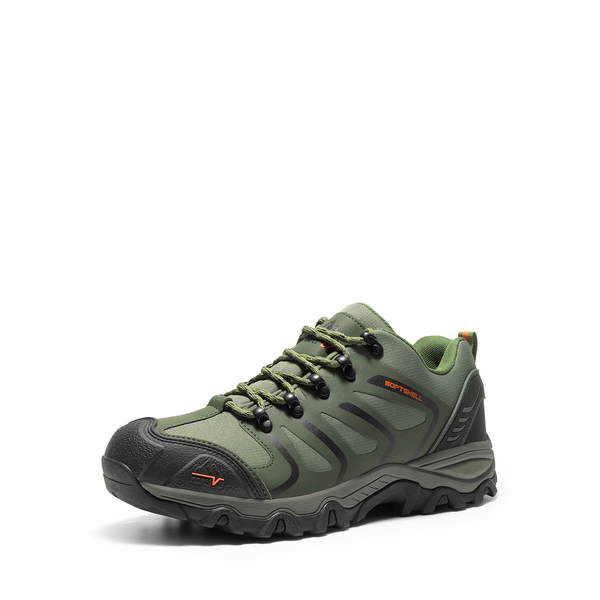 [Armadillo Series] Men's & Women's Waterproof Hiking Shoes - ARMY-GREEN-BLACK-ORANGE - 1