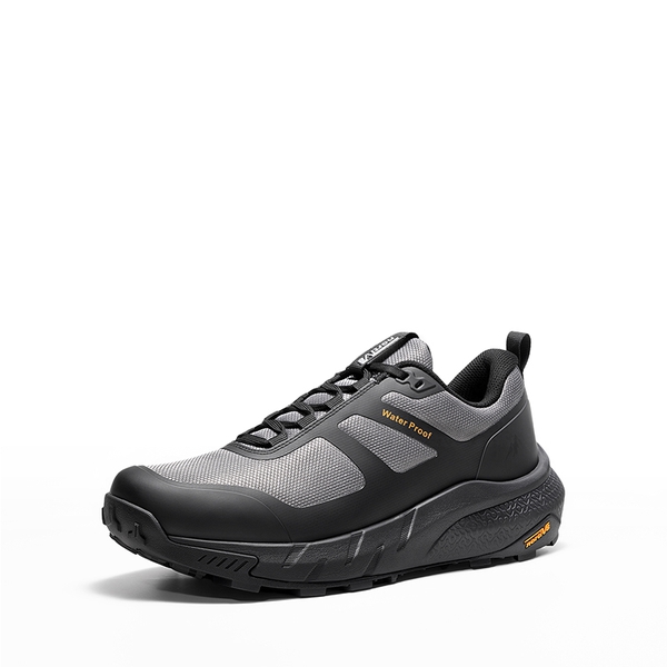 Men's Anti-Slip Arch Support Hiking Shoes - BLACK/GREY -  0