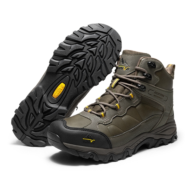 Men's High-Top Non-Slip Waterproof Hiking Boots - OLIVE - 2