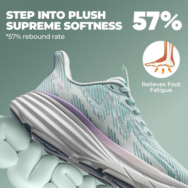 Women’s Slip-on Breathable Non-Slip Running Shoes - LIGHT GREEN - 1