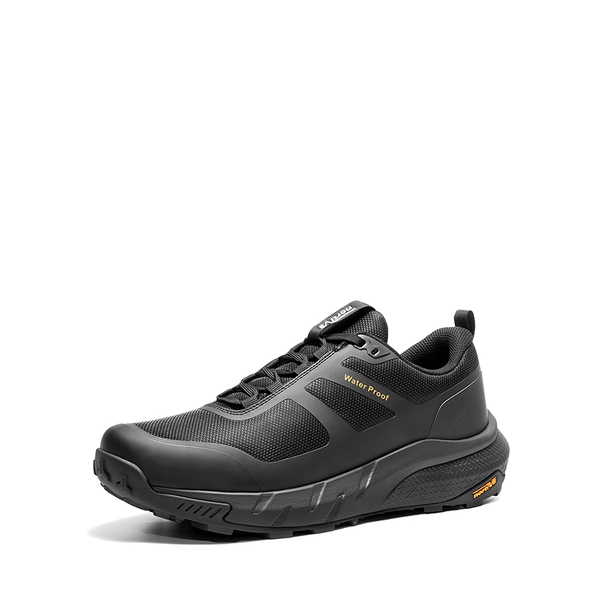 Men's Anti-Slip Arch Support Hiking Shoes - BLACK -  0